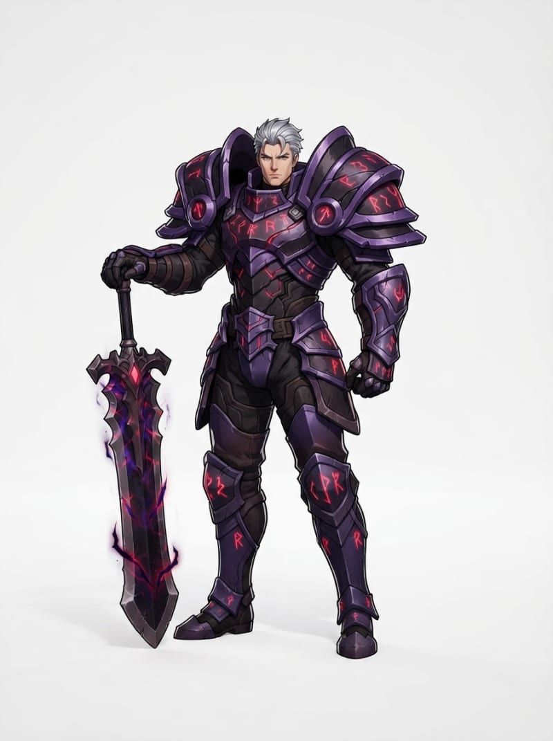 Armored demon swordsman