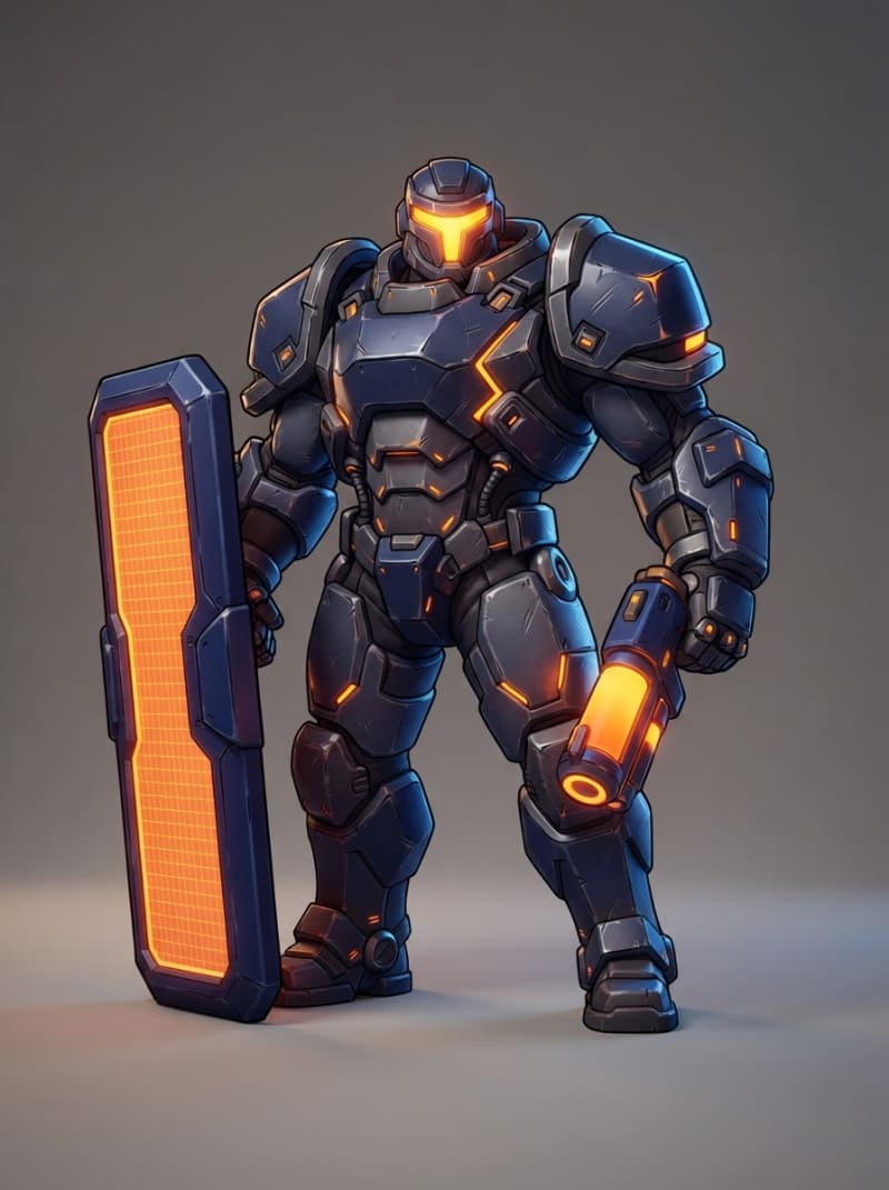 Heavy shield guardian