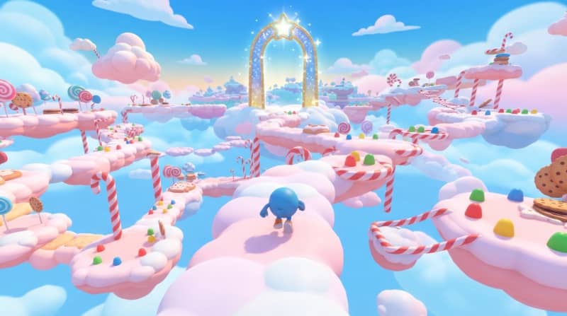 Floating candy cloud kingdom