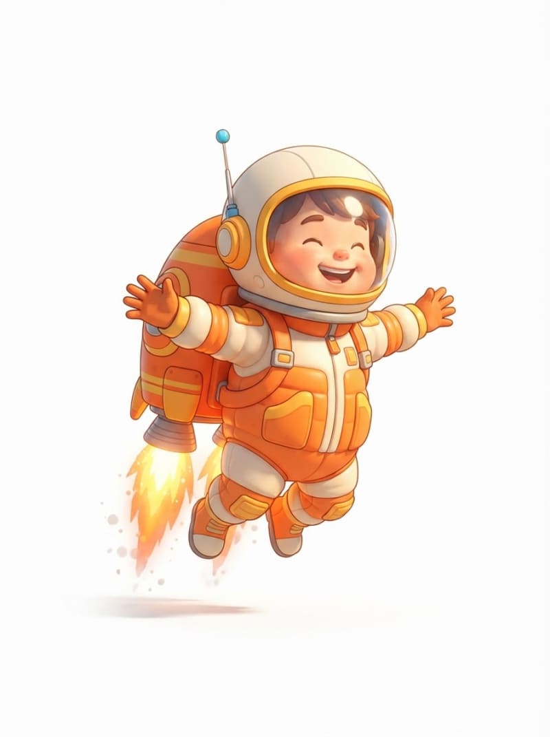 Zip the rocket kid