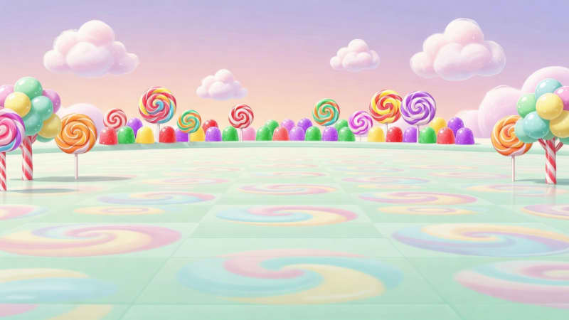Candy City Background