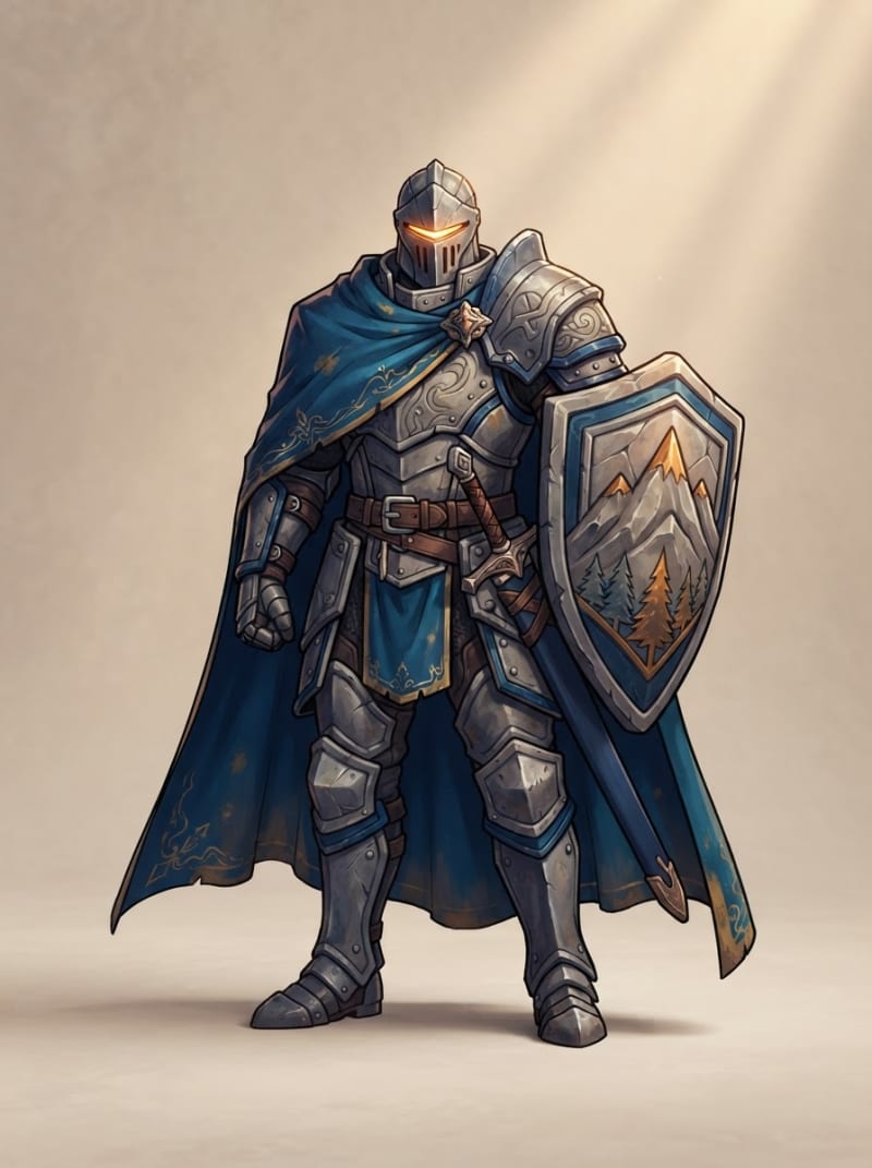 Armored cliff knight