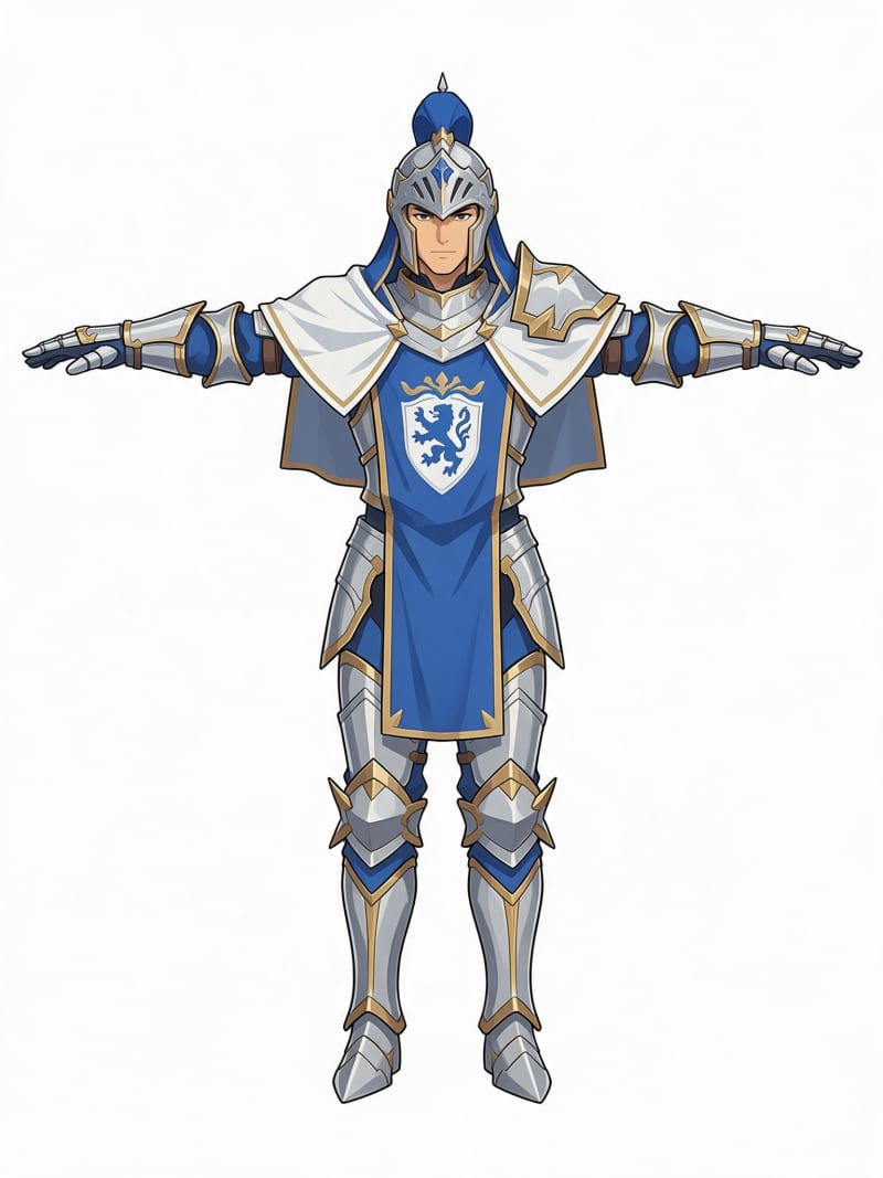 Servant Knight Concept T-Pose