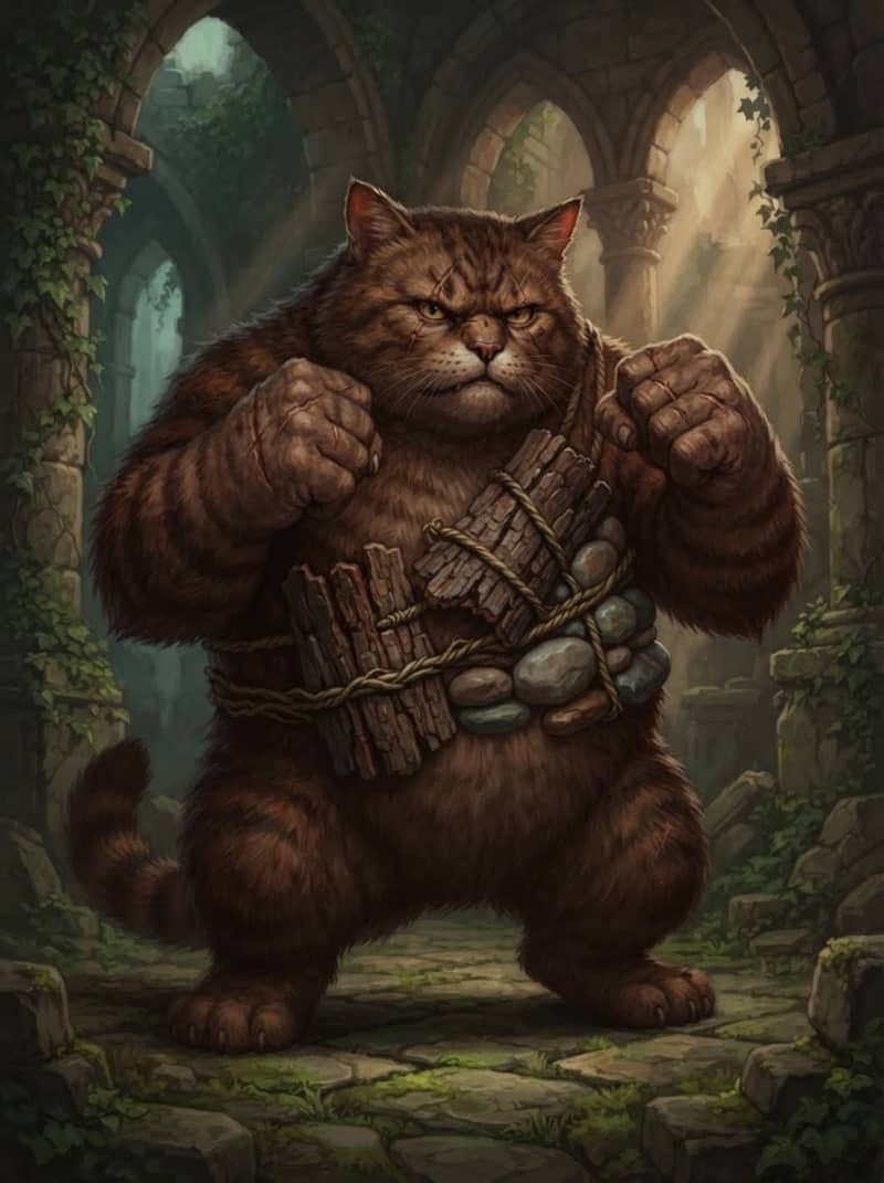 Stone Brute — mossy-armoured brawler