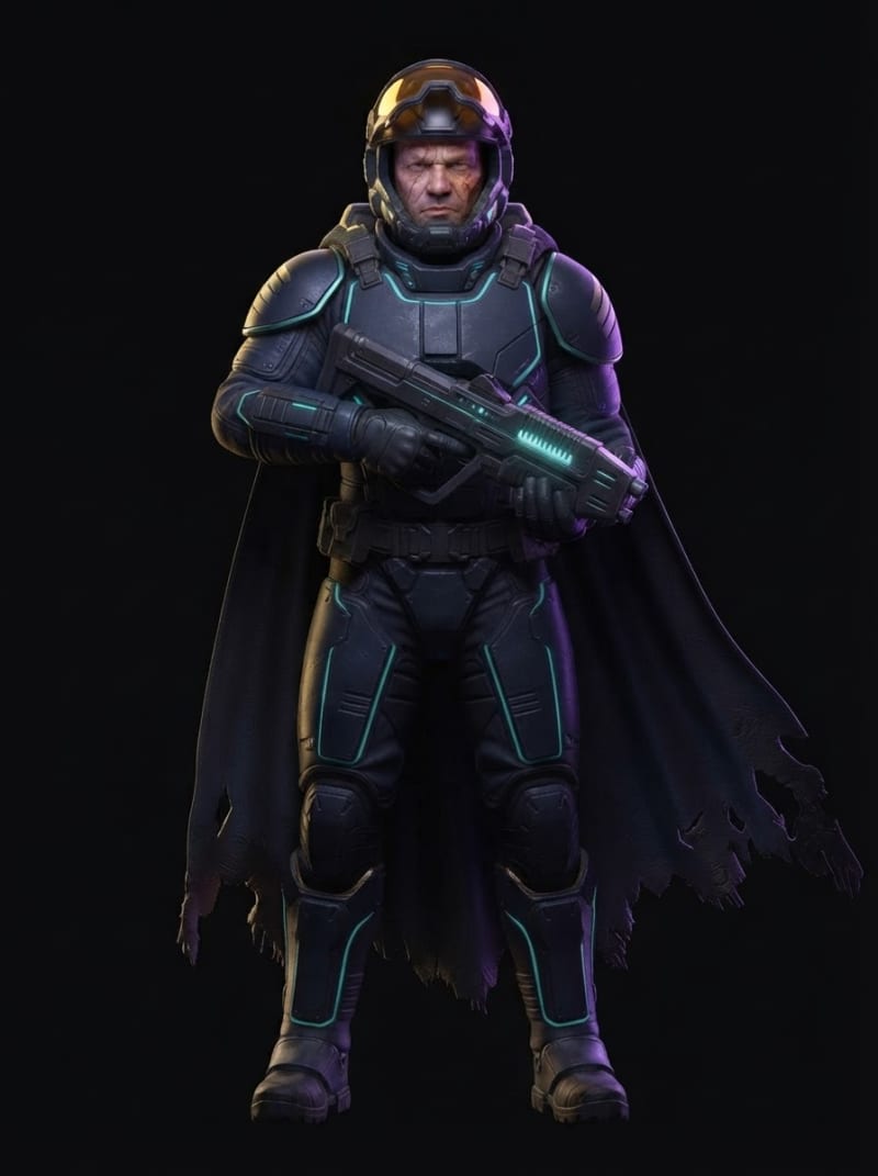 Human male soldier