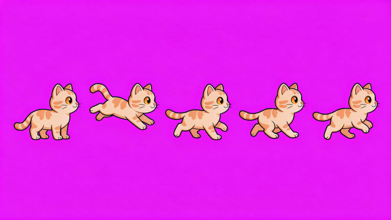 Cloud Kitty 5-Pose Sheet v2