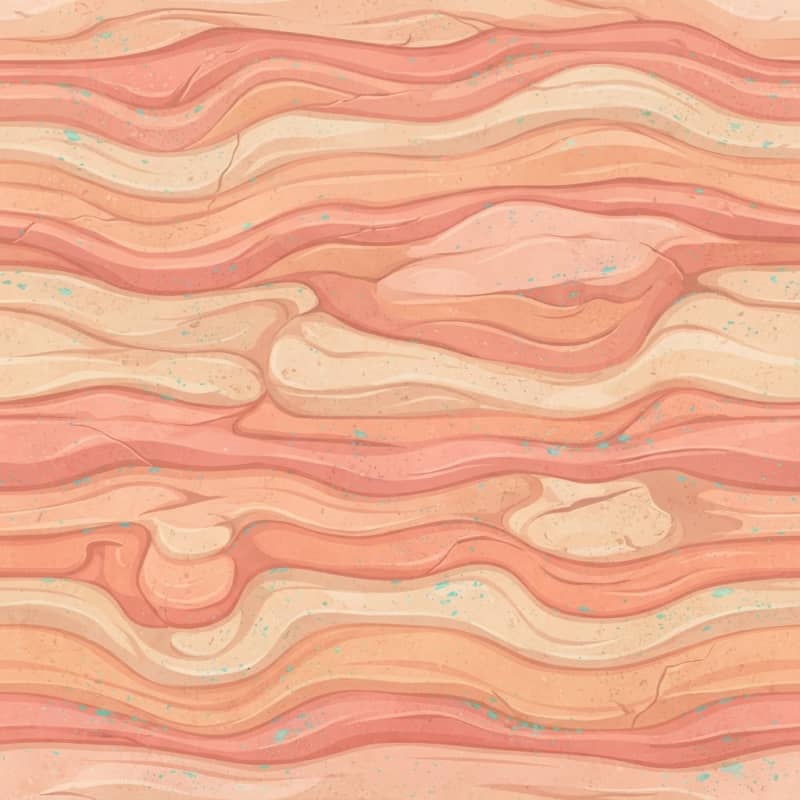 Image: Seamless tileable stylized coral-pink seaside sand