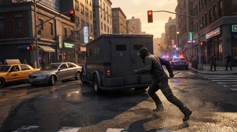 Rob an armored truck