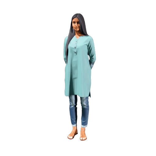 Indian College Girl Character