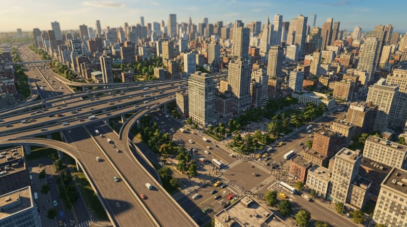 Zone roads and traffic