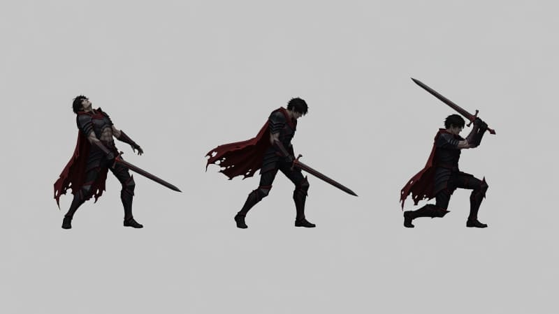 Gothic Hero Row - hurt