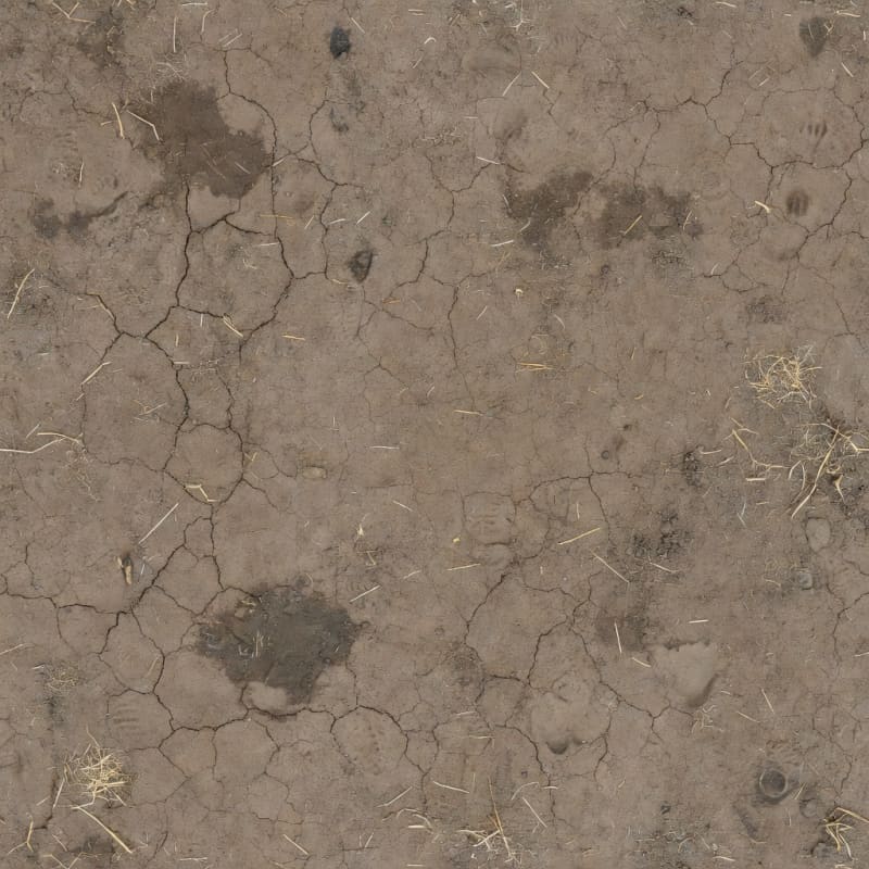Packed dirt tent floor texture