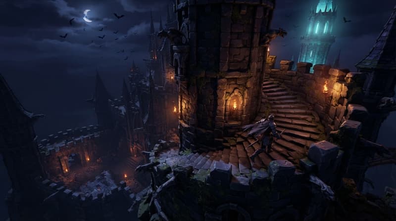 Climb crumbling castle walls