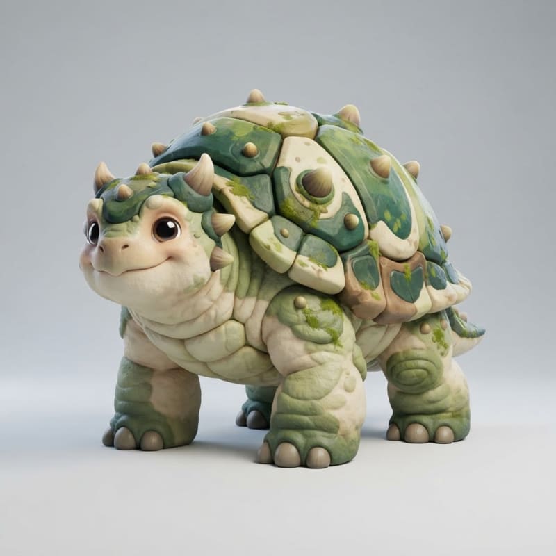 Image: Concept of "Bunkro", evolved big armored shell cre