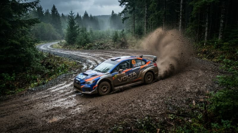 Drift across muddy clearings
