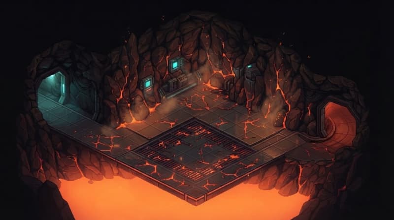 Volcanic Caldera Platform