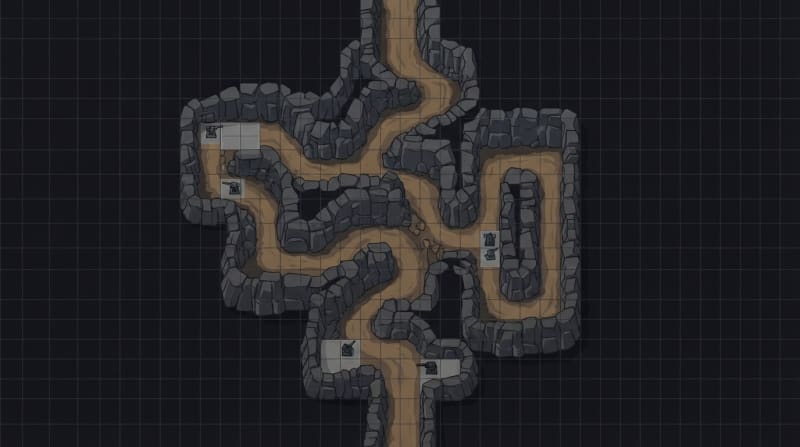 Stone canyon maze
