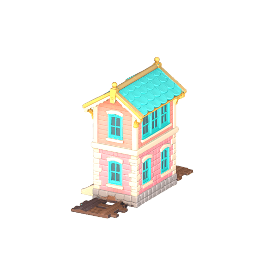 Railroad Cove Cartoon Switch Station
