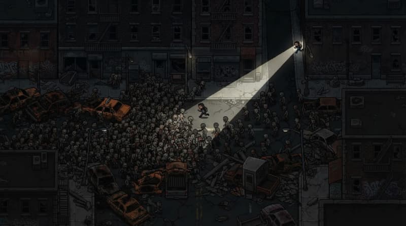 Flee Through Swarming Streets