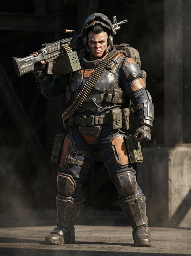 Iron Wolf Heavy Gunner