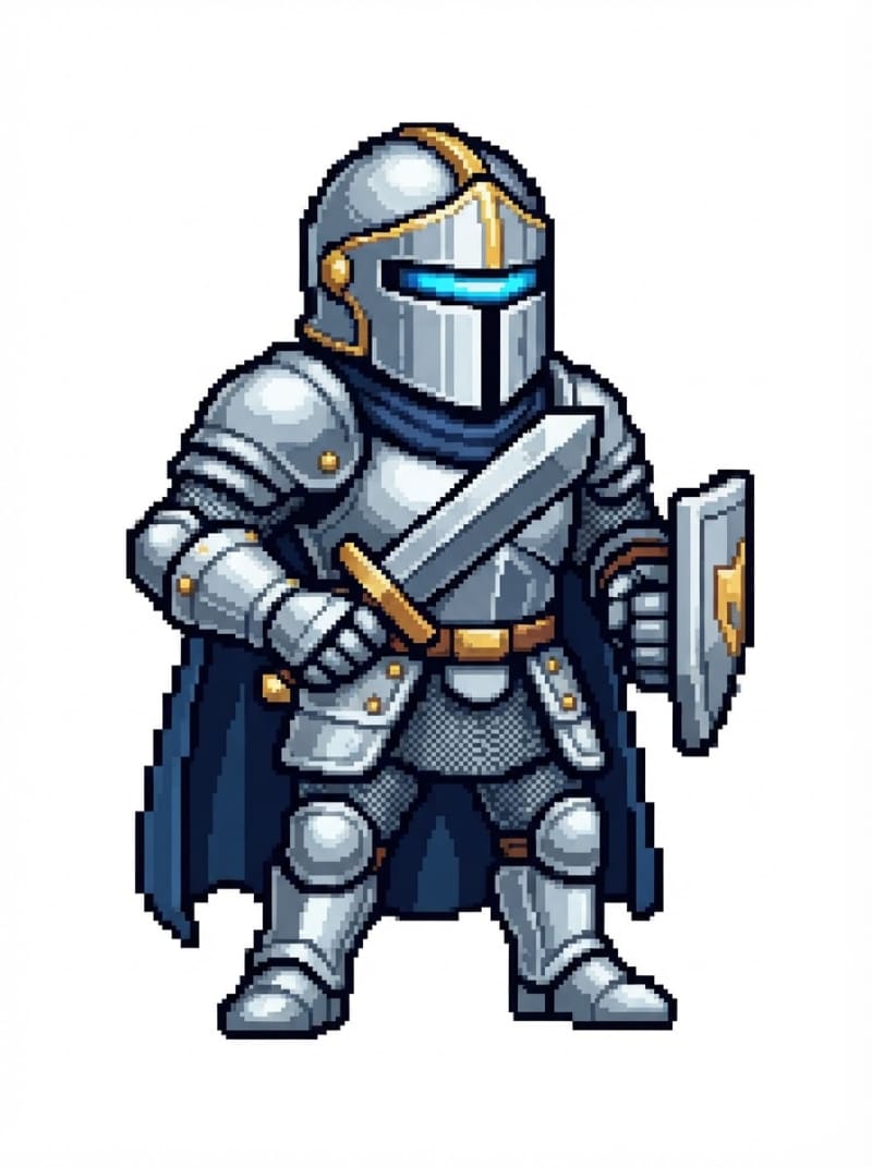Caballero de metal