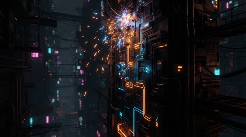 Climb electric tower walls