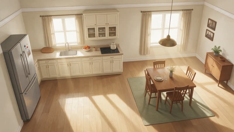 Before Dawn Kitchen Background