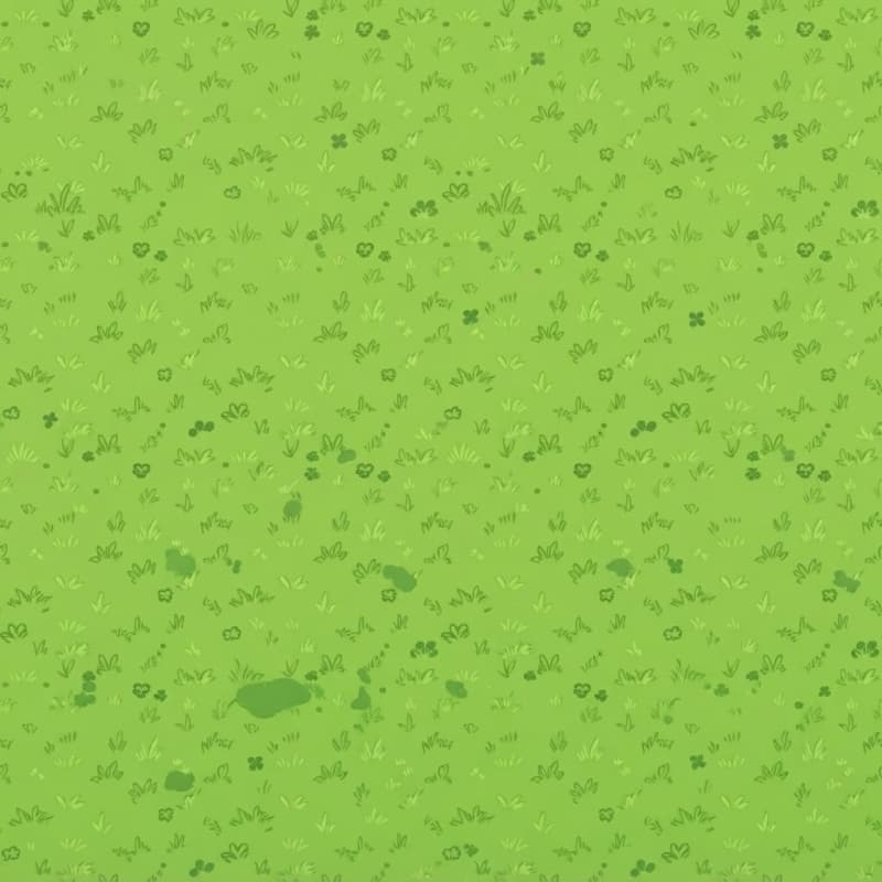 Cartoonish Grass Ground