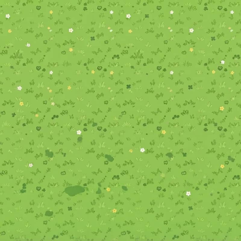 Cartoonish Grass Ground