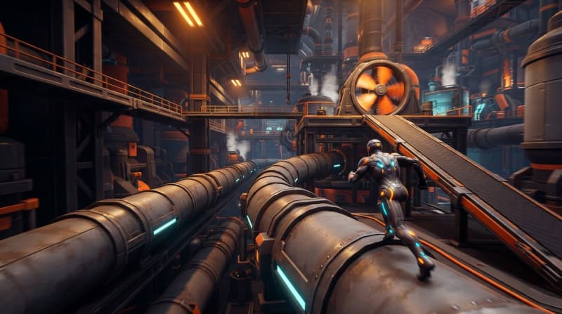 Industrial pipe factory