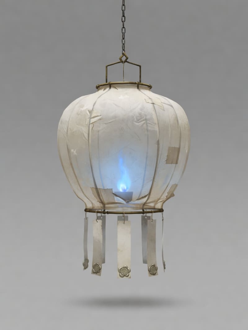 Hanshou Lantern Concept 2 - Pale Paper Spirit Lantern