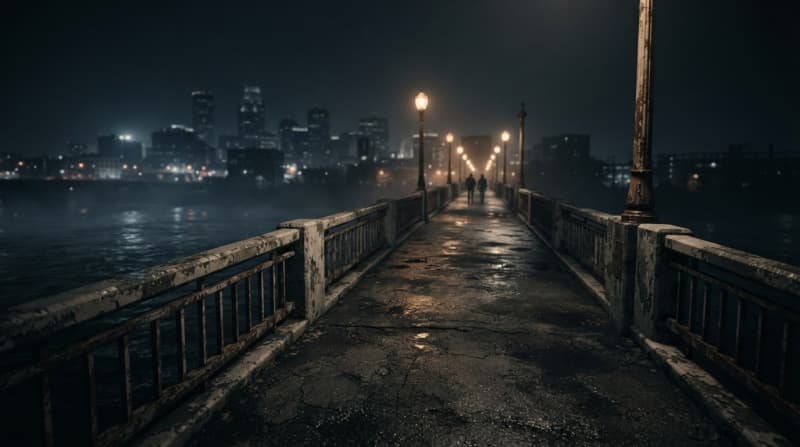 The bridge at the city edge