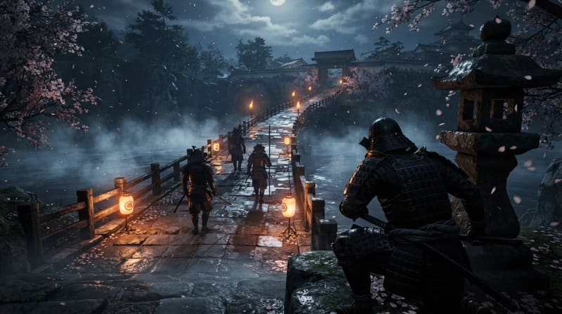 Ambush the patrol at the bridge