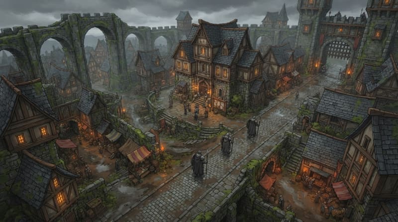 Kael-Tor Walled Town