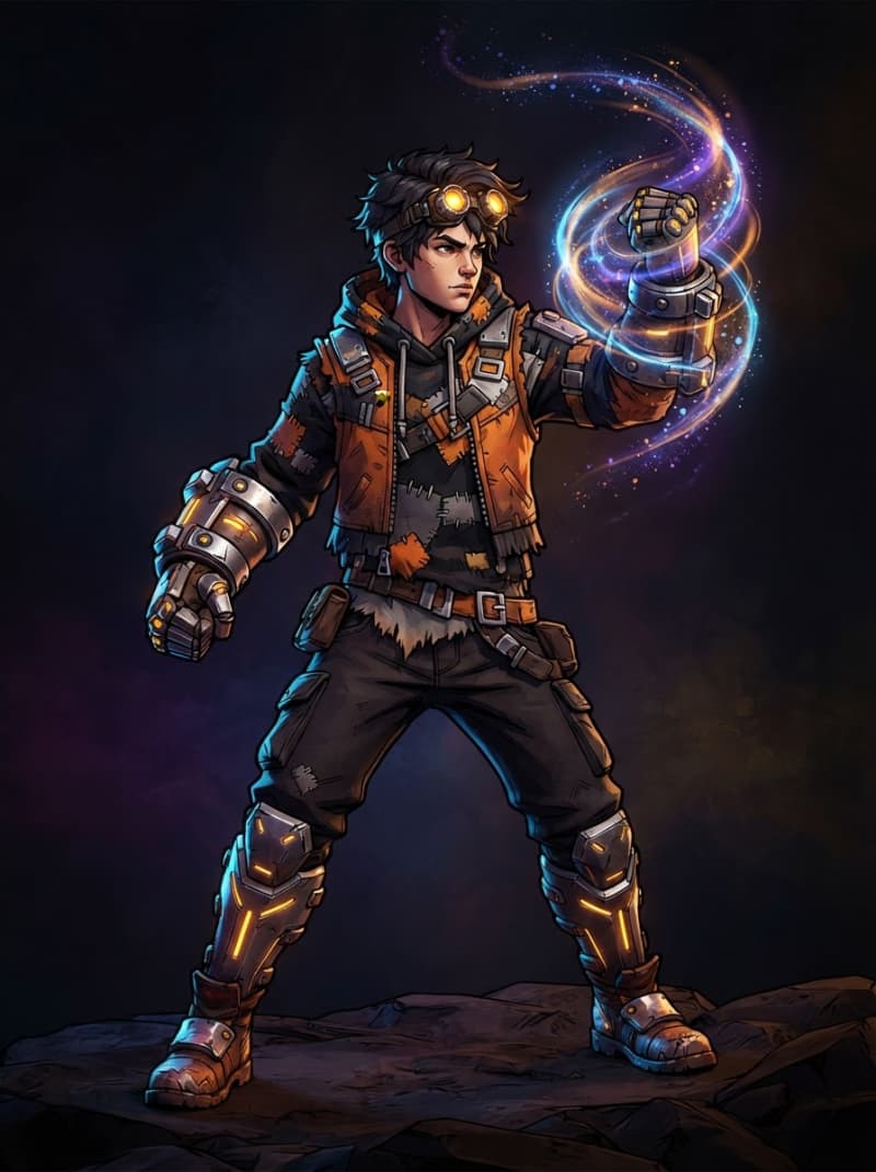 A street vigilante with stolen tech