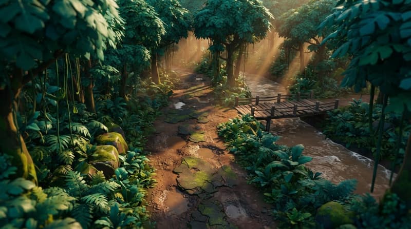 Jalan berliku hutan Kalimantan