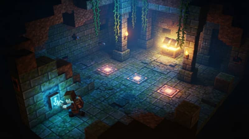 Solve traps and ancient puzzles