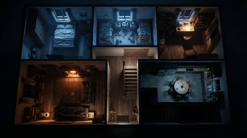The sealed family house