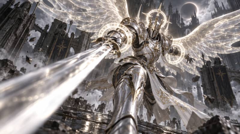 Angel warrior attack frame