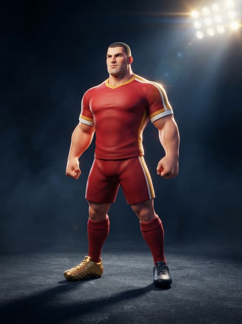 The powerhouse striker