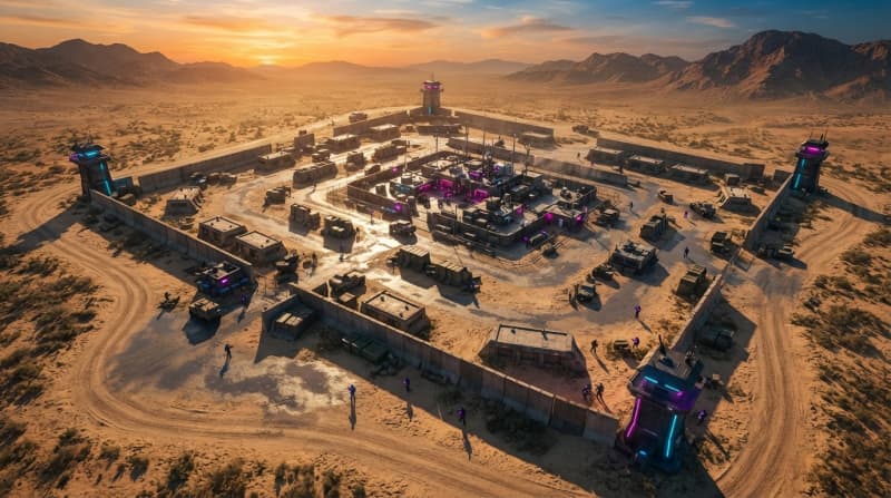 Desert Military Compound