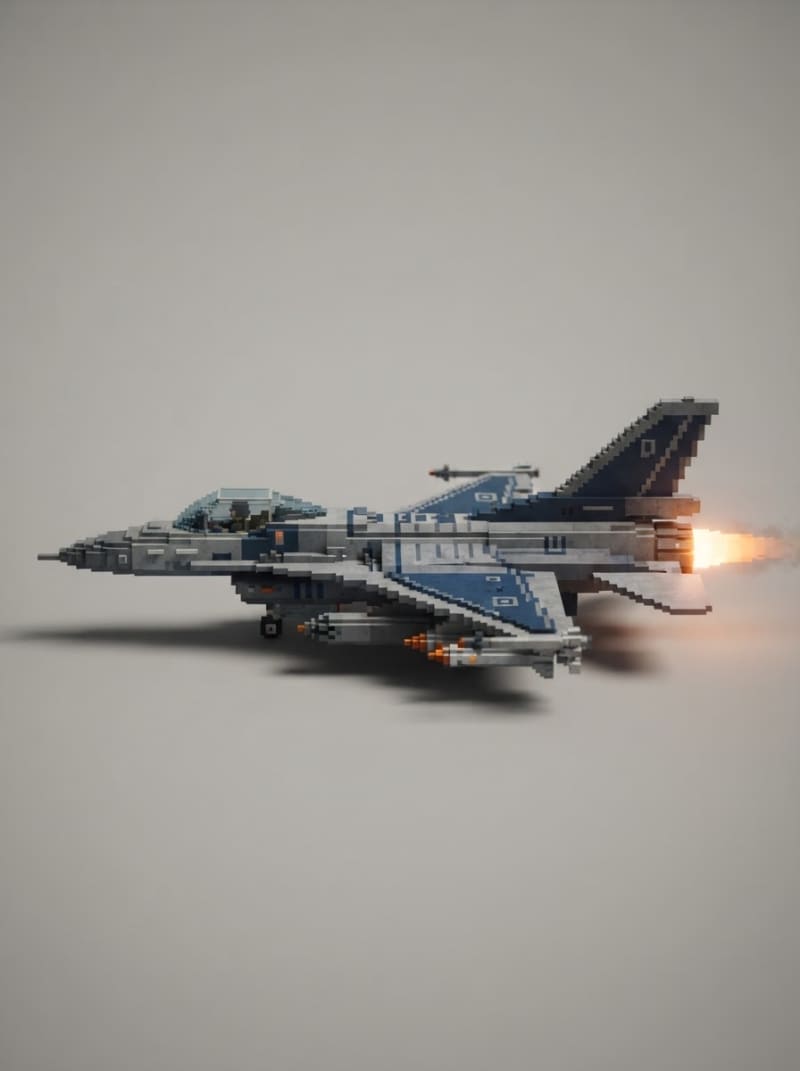 Fighter jet pilot aircraft