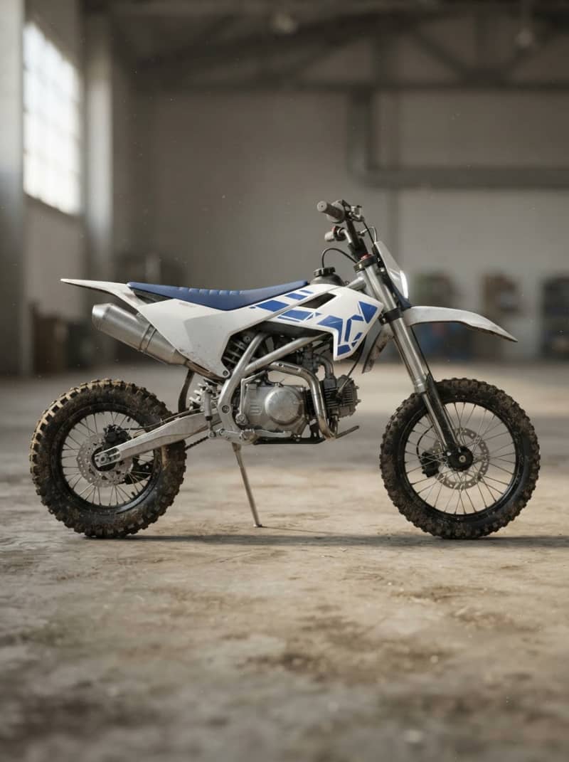 Lightweight trail pit bike
