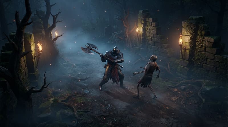 Hunt down skeleton warriors