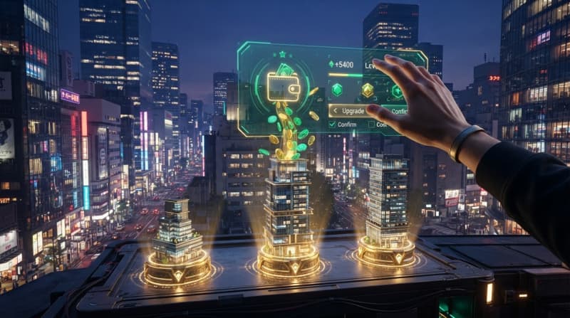 Buy buildings and upgrades