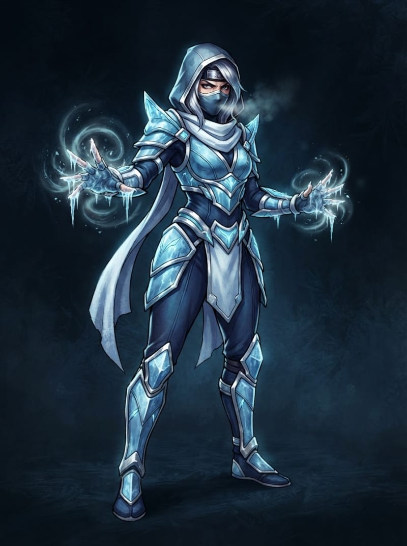 Cryomancer ice warrior