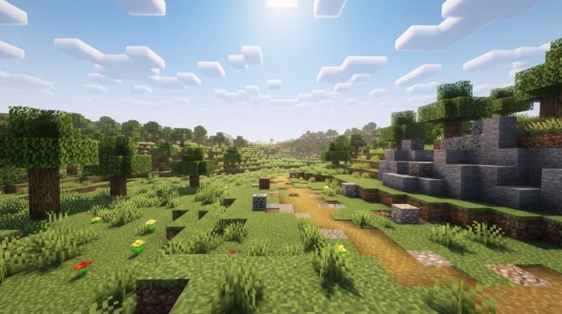 Grassy rolling plains