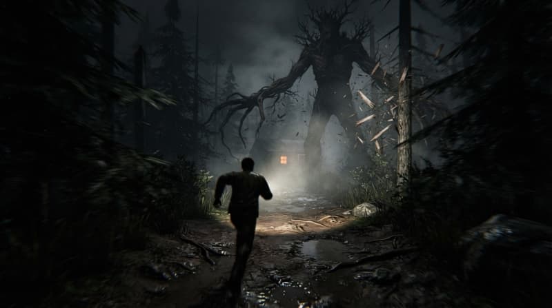 Escape the awakened forest creature