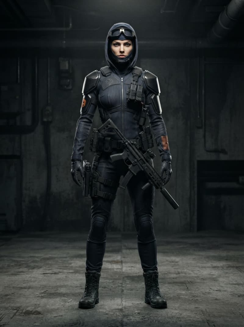 Lightweight female recon scout