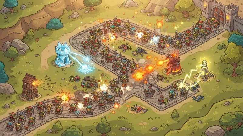 Survive an overwhelming enemy wave